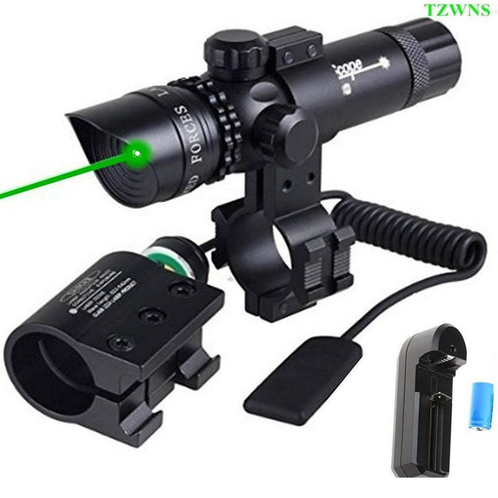 TZWNS Red Dot Scope 3 Modes Zoomable Laser Sight Scope