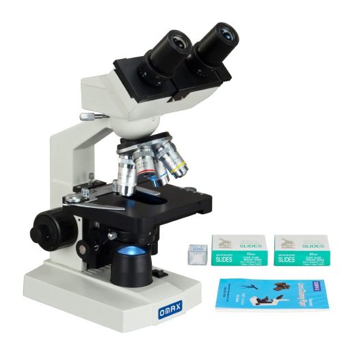 Promotion Set: OMAX 40X-2000X Lab LED Binocular Compound Microscope