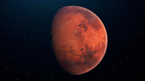 Mars Through A Telescope