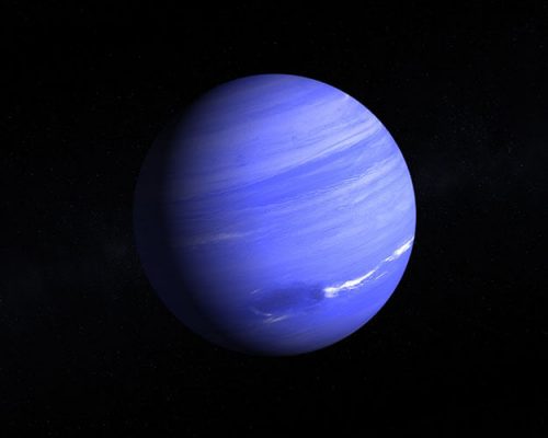 Neptune Through A Telescope