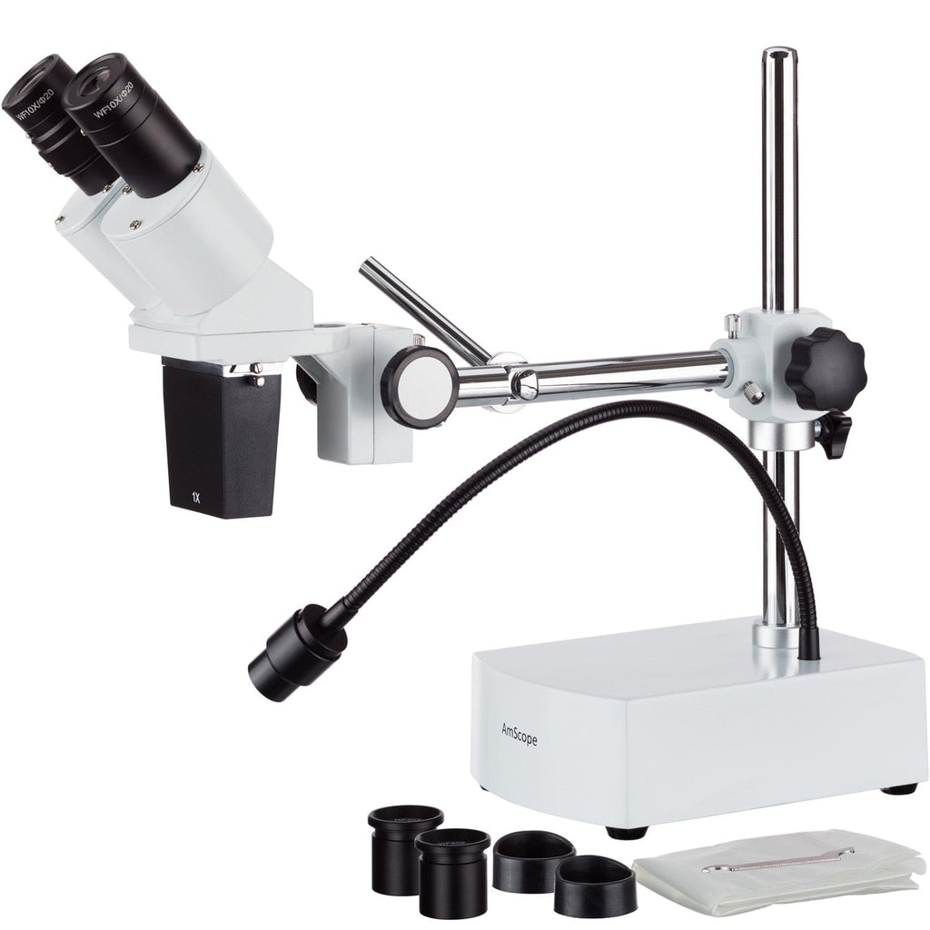 AmScope SE400-Z boom arm stereo microscope