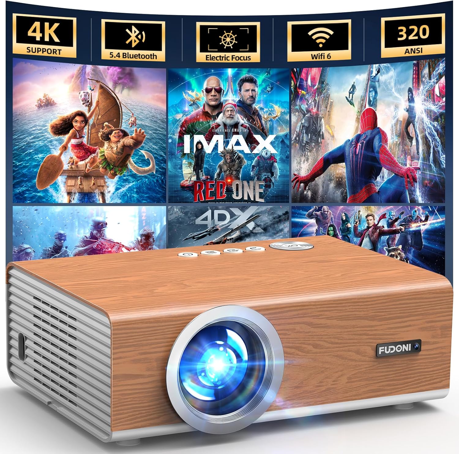 Fudoni GC888A native 1080p projector