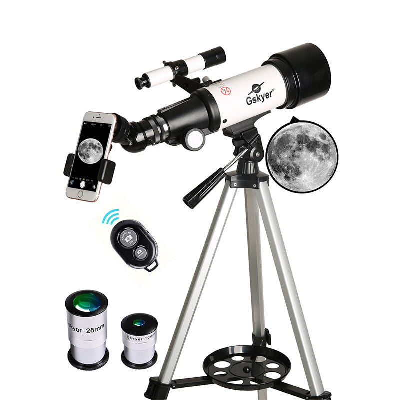 Gskyer 70mm AZ70400 Refractor Telescope with accessories