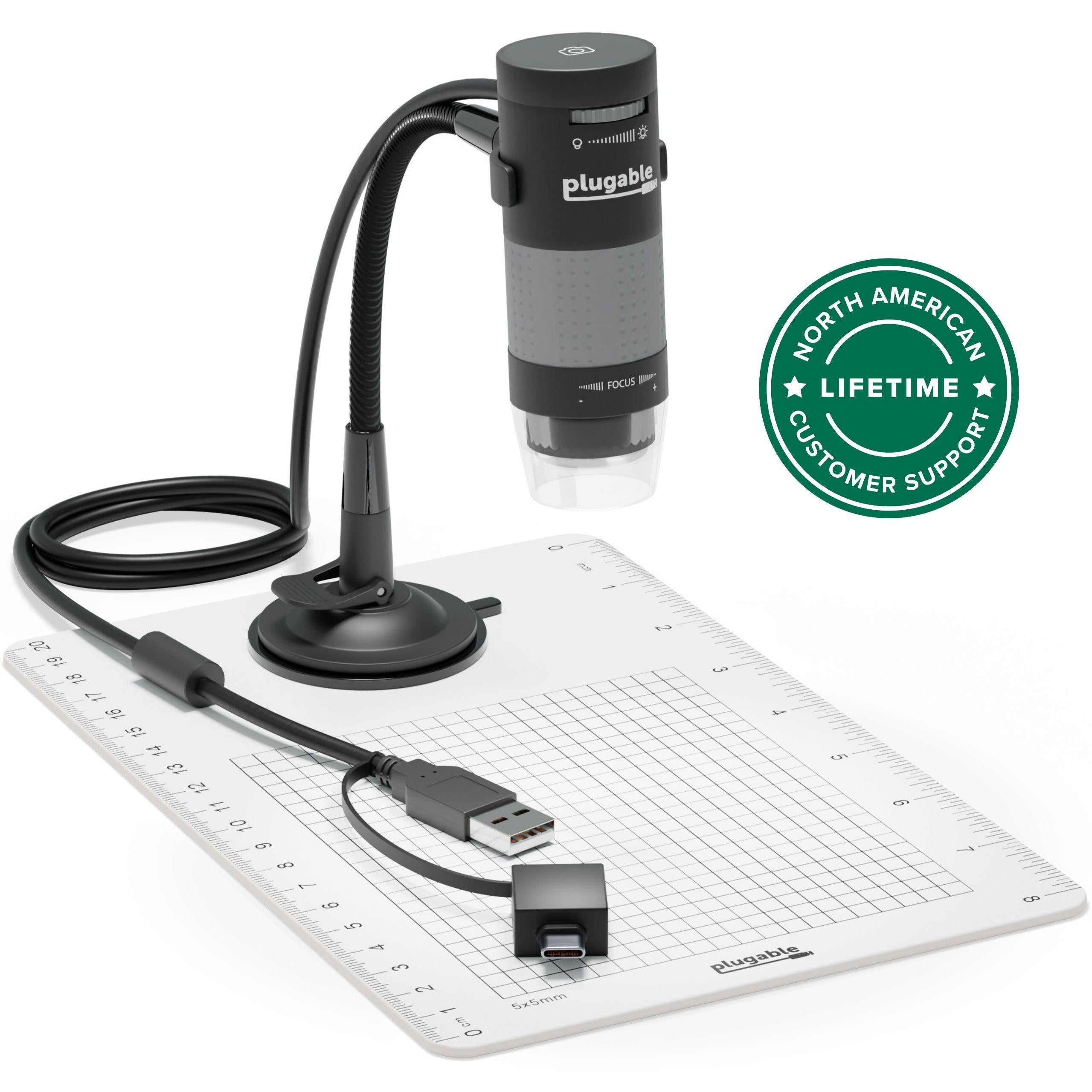 Plugable USB 2.0 digital microscope