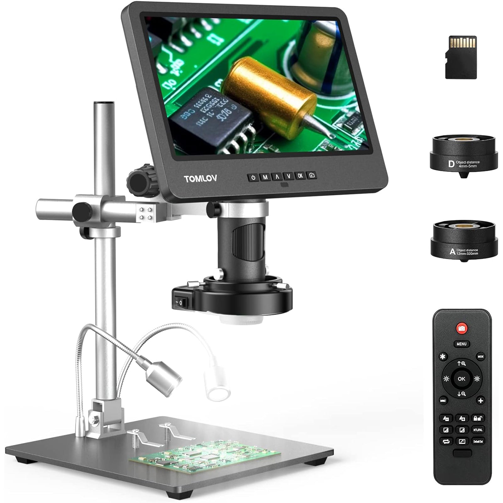 TOMLOV DM602 Pro 10.1 inch digital microscope